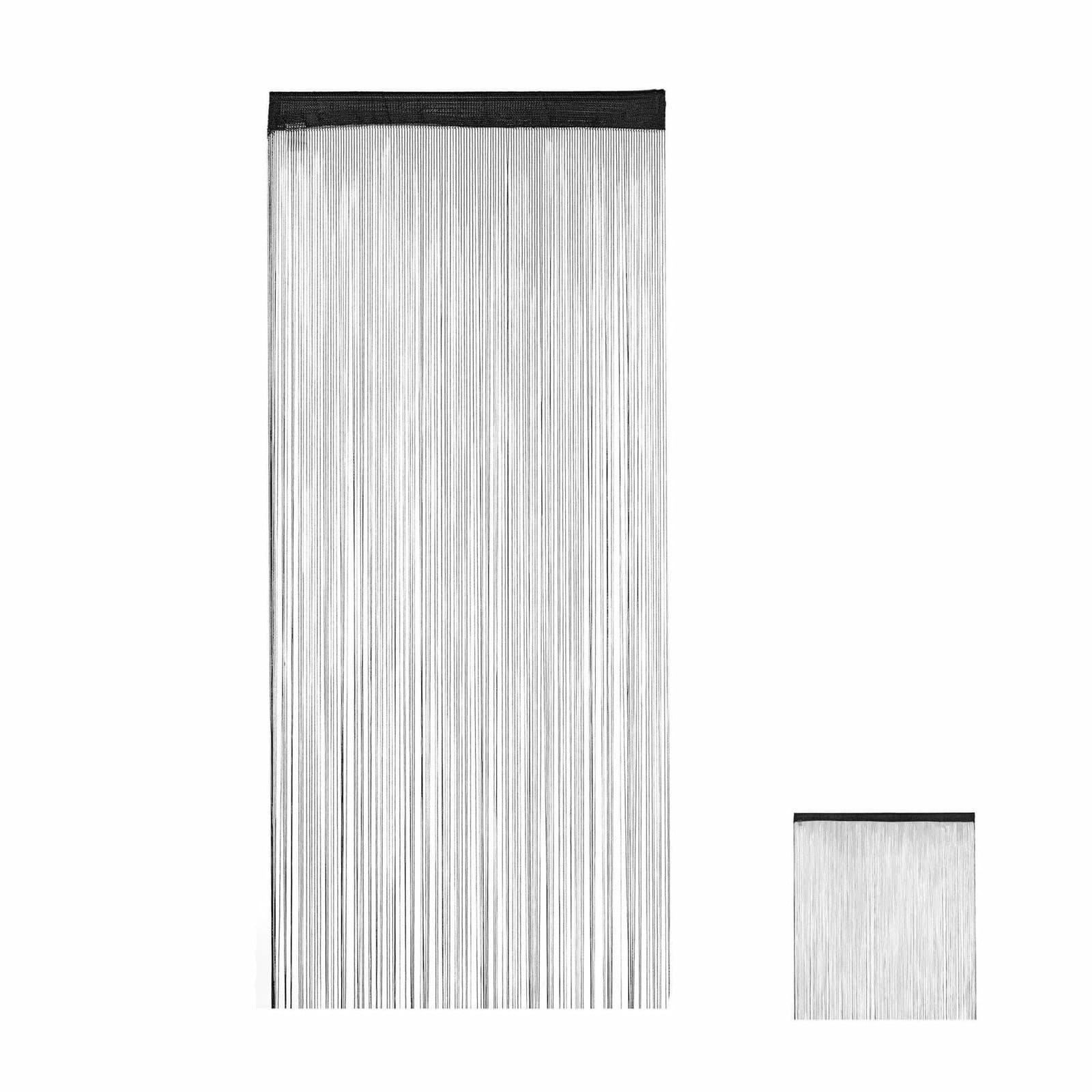 Svarte draperier