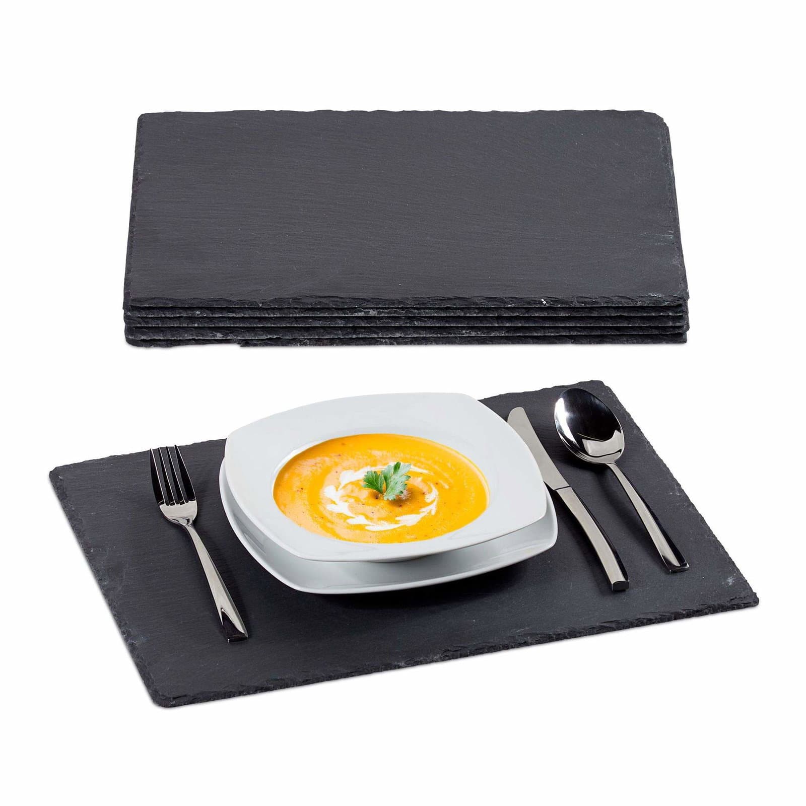 Skiferfliser 30 x 40 cm i sett med 6 stk