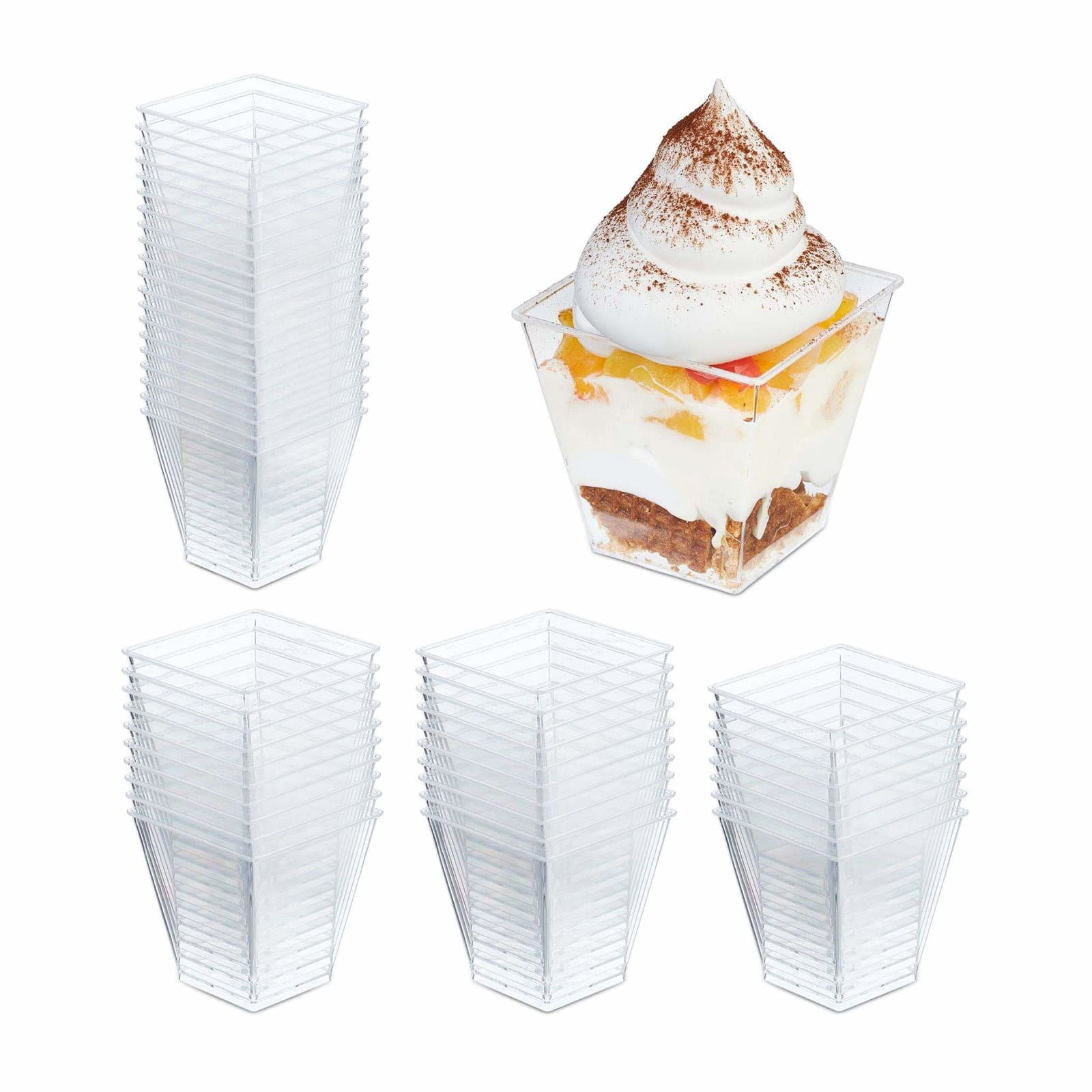 Dessertskåler, 50 stk