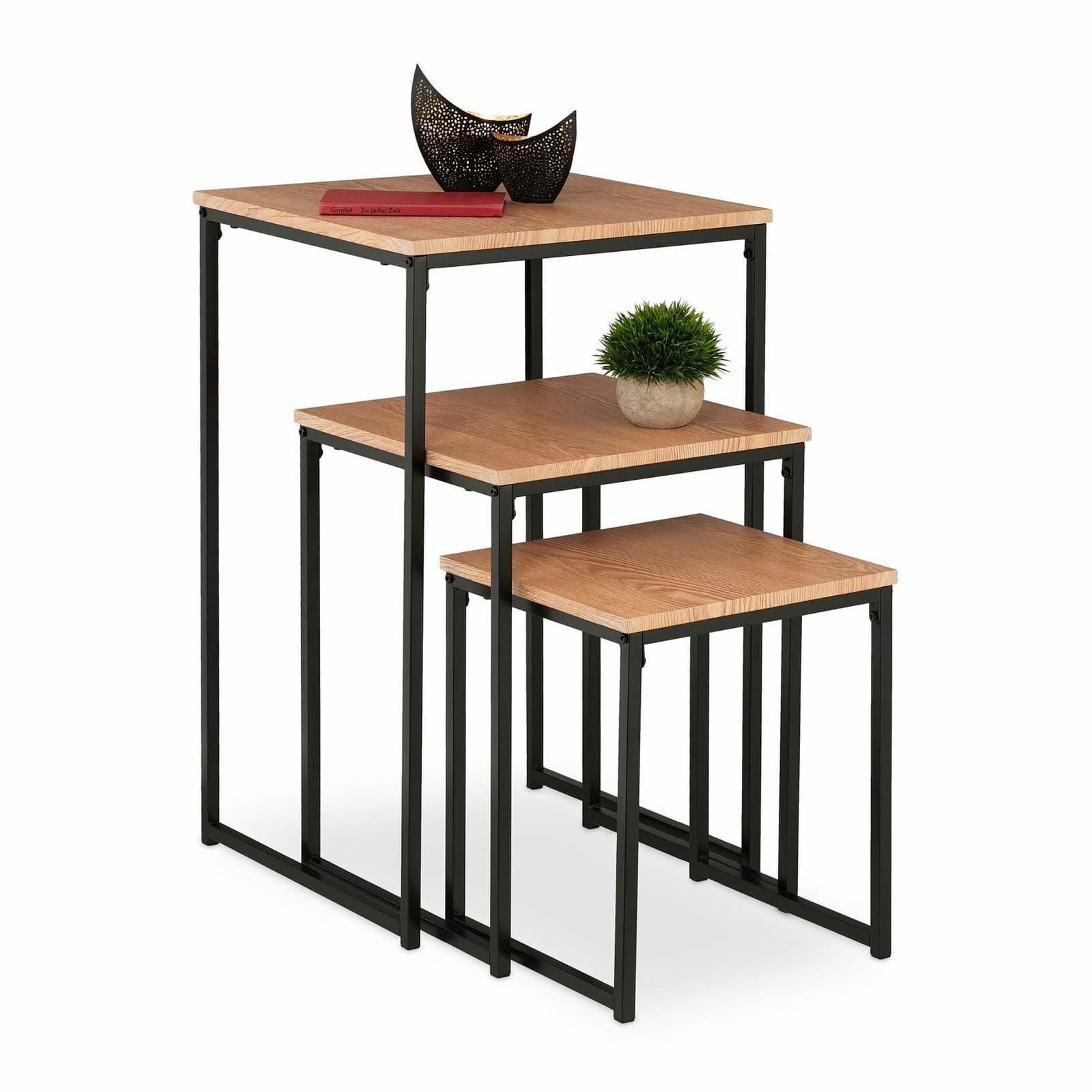 Sidebord sett med 3 stk