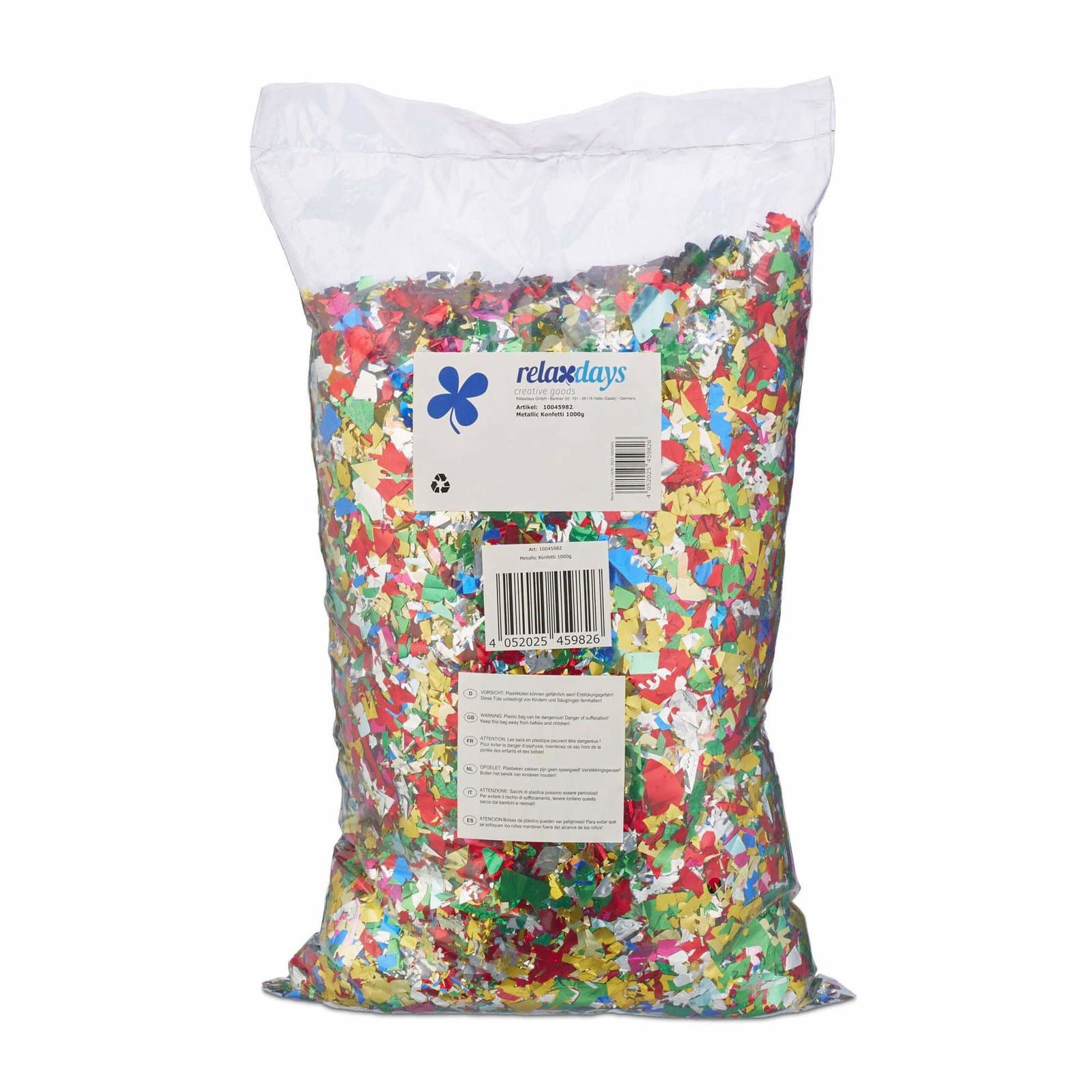 Fargerik konfetti 1 kg