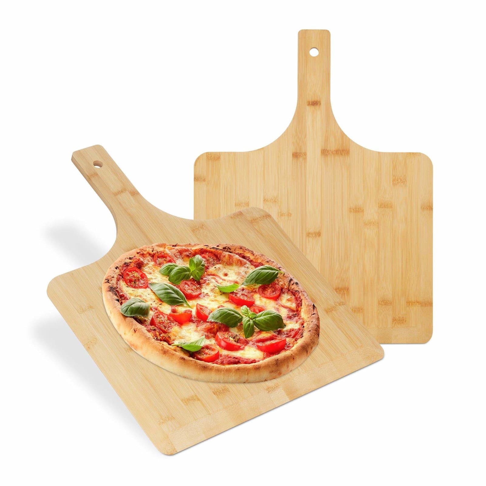 Pizza Slider XXL bambussett med 2 stk