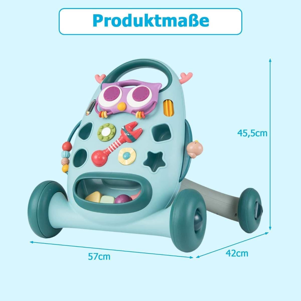 Gåstol med avtakbar spiller og formsorterer view 2
