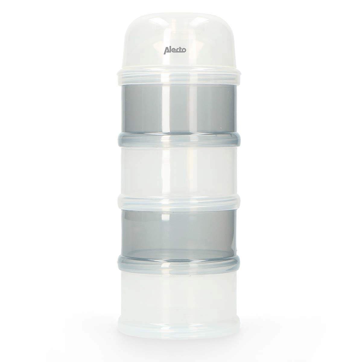Melkepulverdispenser – 4 brett, BPA-fri, bærbar