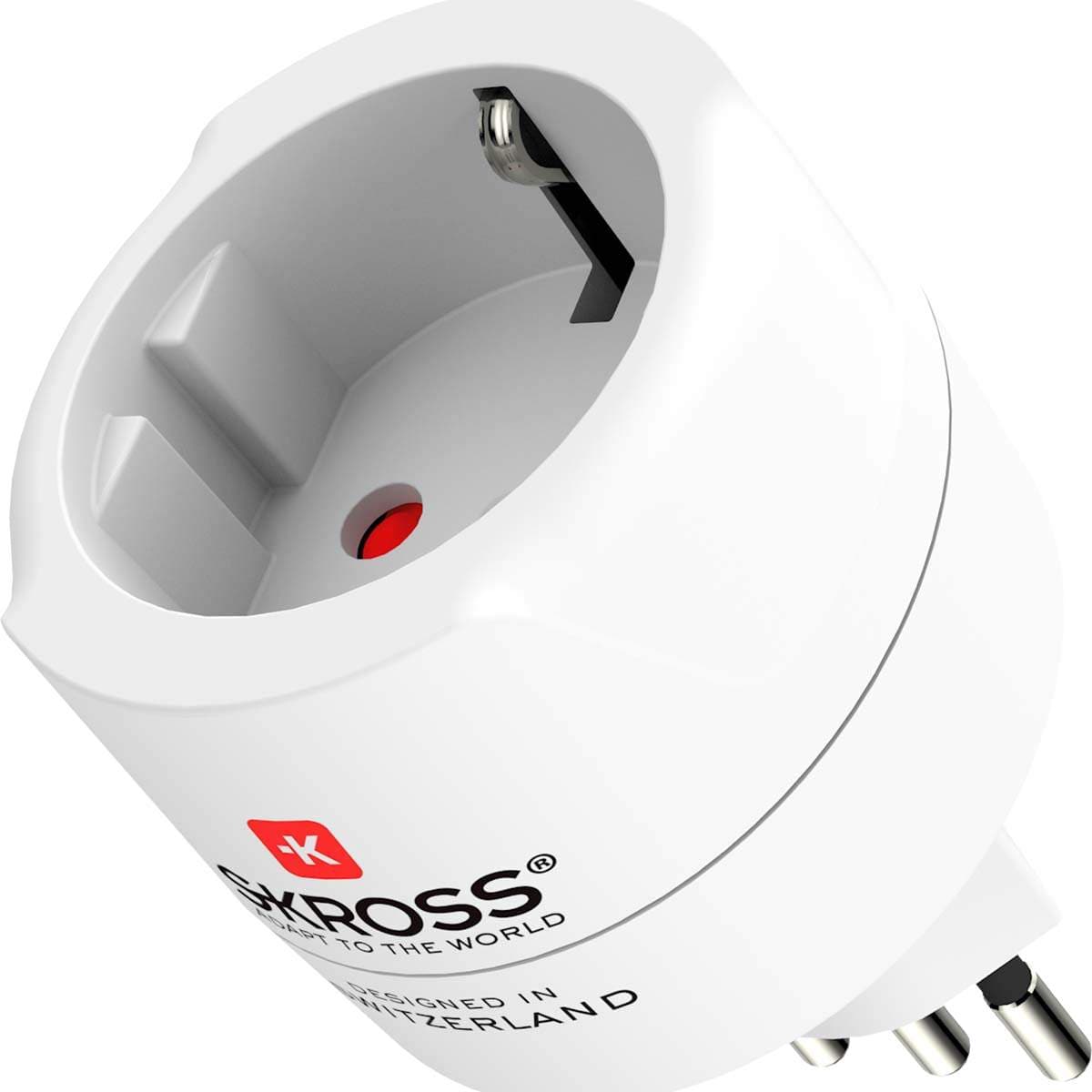 Reiseadapter Europa til Sveits, Italia, Brasil