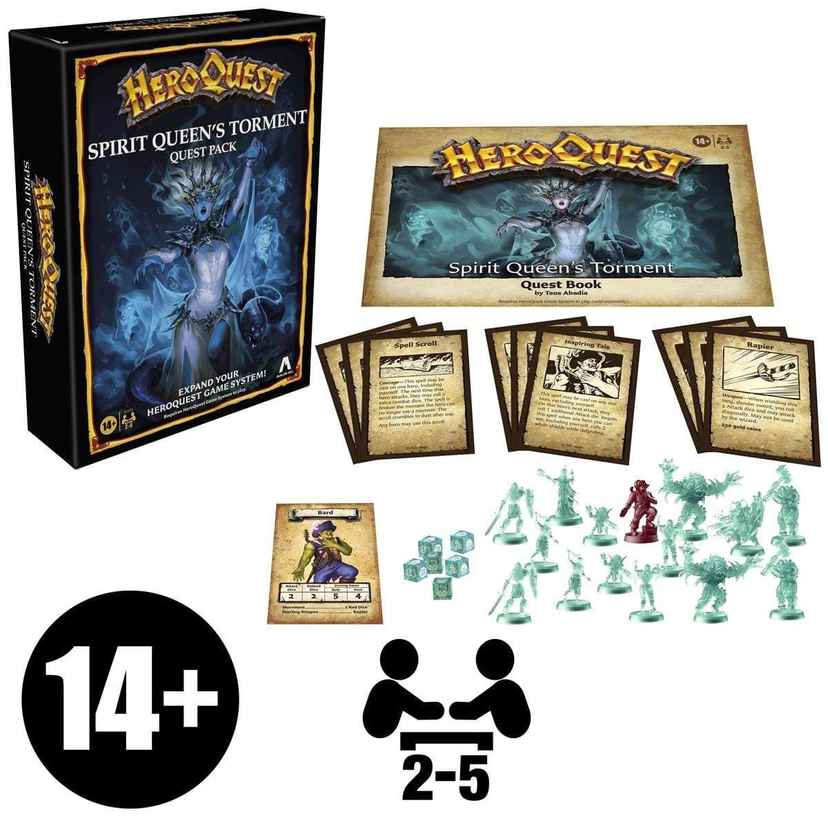 HEROQUEST SPIRIT QUEENS TORMENT QUEST PK