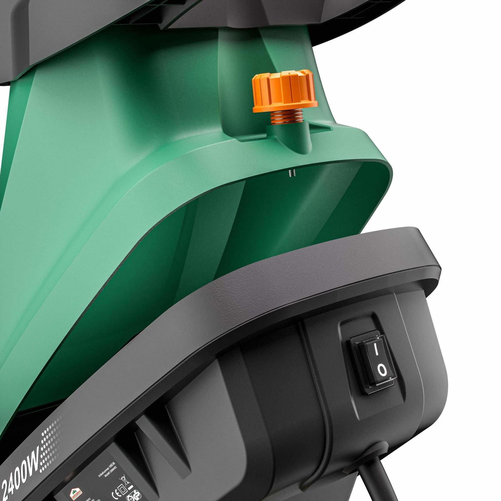 Hagekvern 2400W – 2x 50L sekker, 45mm kapasitet view 2