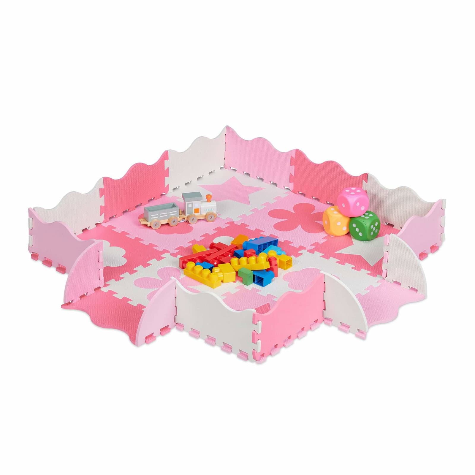Puslespill 3x3 puslespill mat stikksag med ramme
