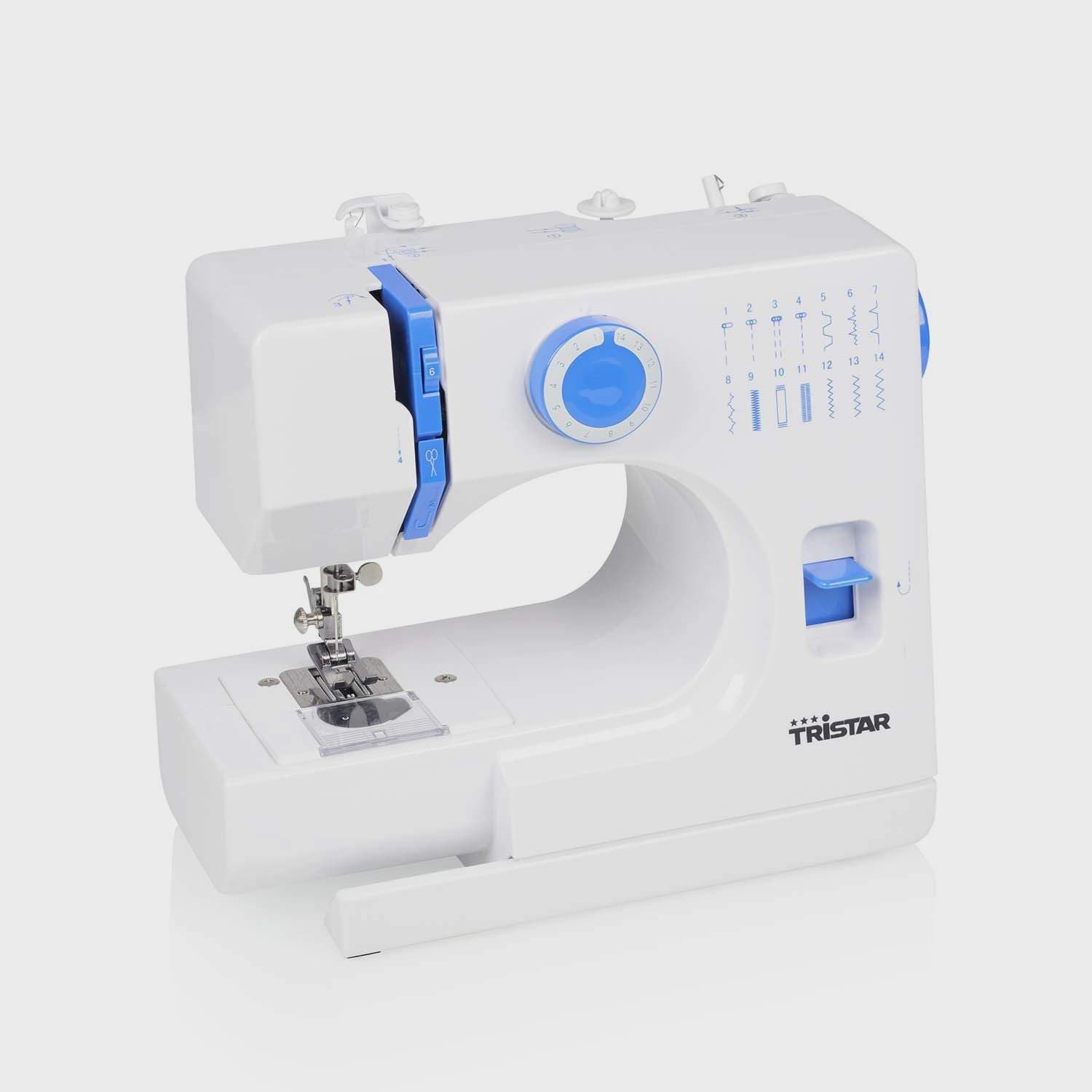 Symaskin med 14 sting, LED-lys, friarm view 2