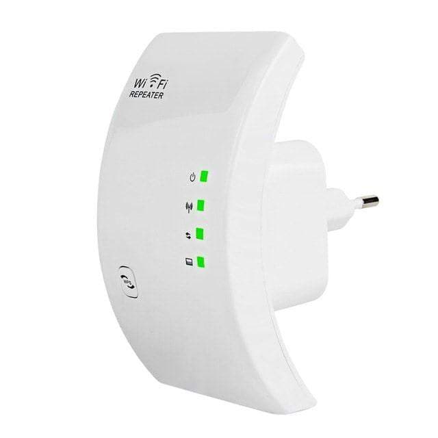 Trådløs Wi-Fi Repeater - Hvit