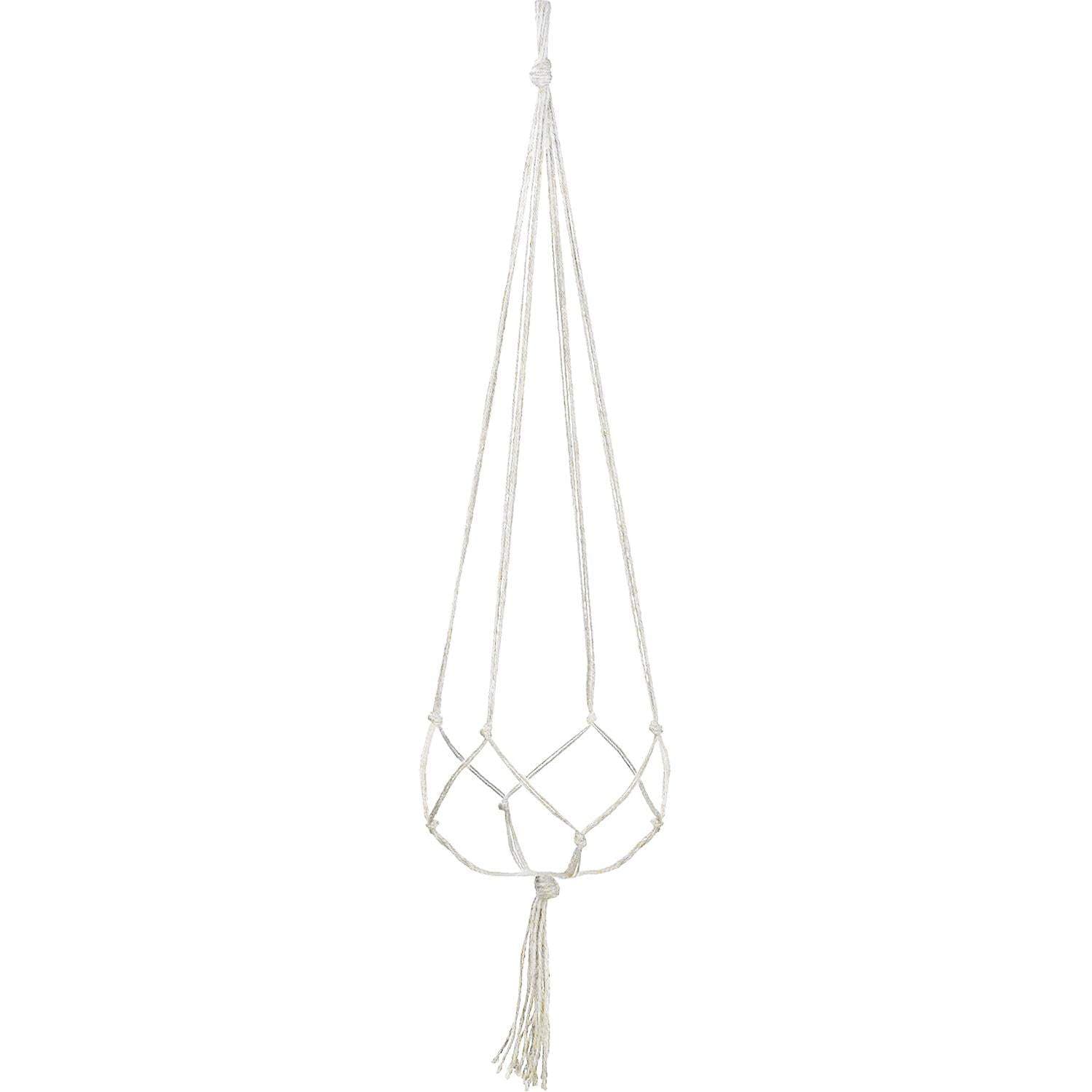 Ampel med Macramé - 90 cm