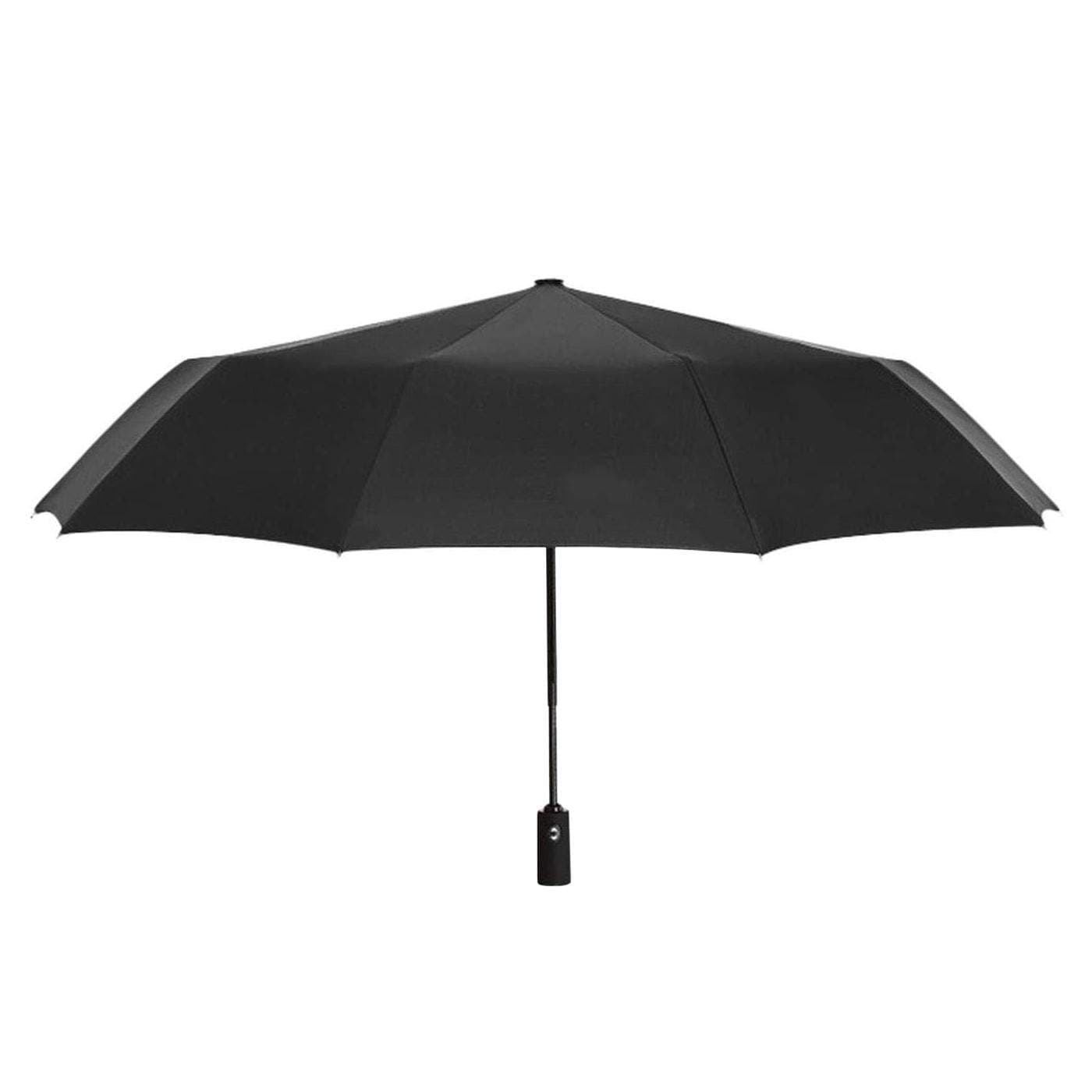Paraply, Kompakt - 105 cm - Svart / Lilla view 2