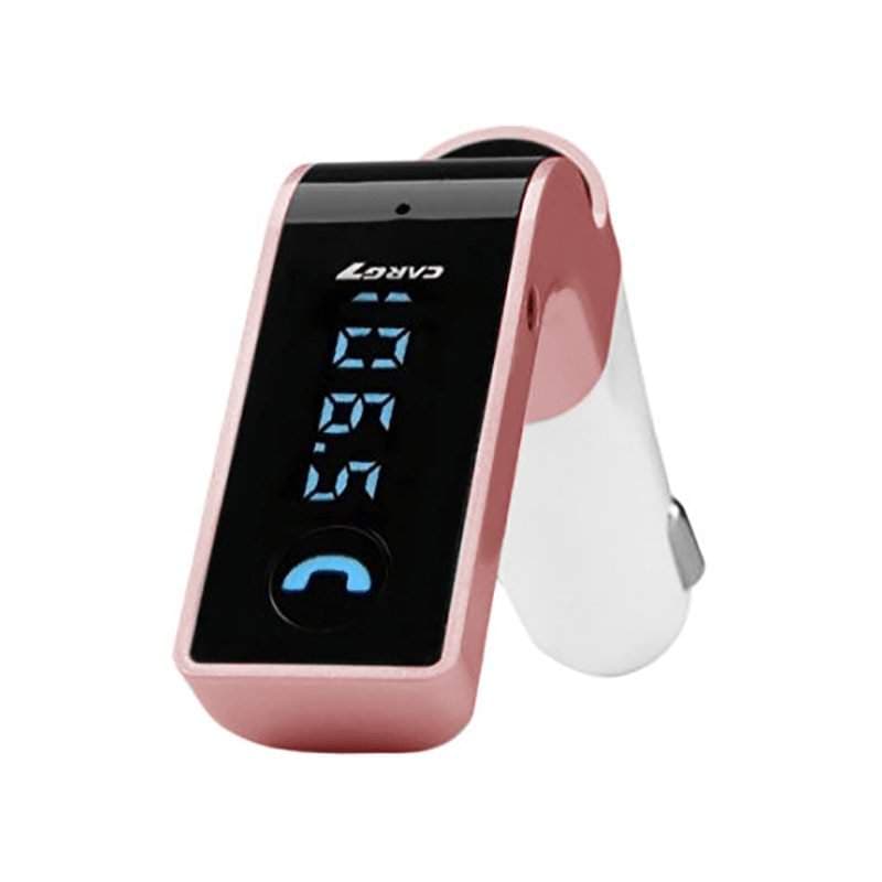 FM-sender Bluetooth-tilkobling 4-i-1, Rosa view 2
