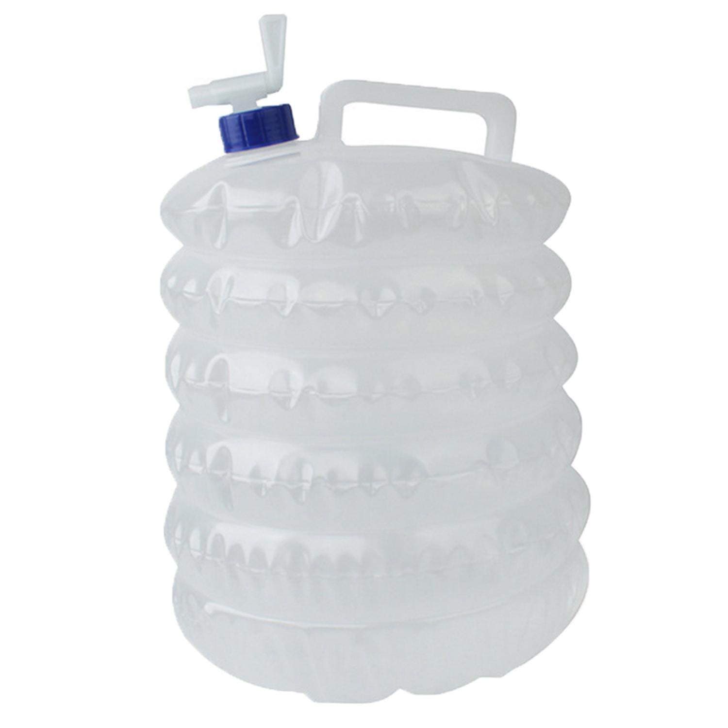 Vannbeholder med kran, sammenleggbar - 10 L