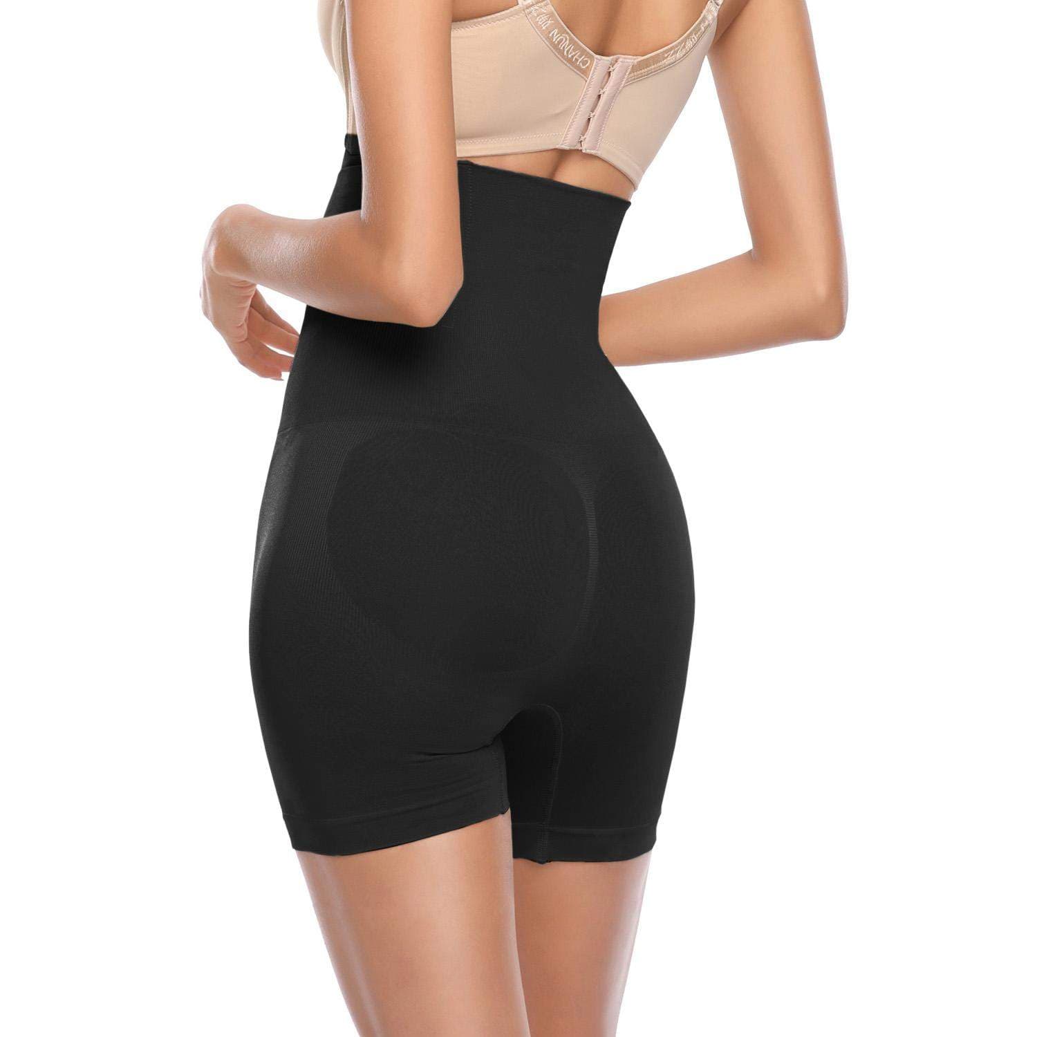 Shapewear Shorts, Høy Midje - Svart view 2