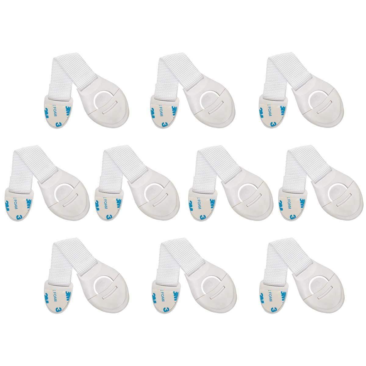 10x Skaplåser / Skuffelåser / Barnelåser