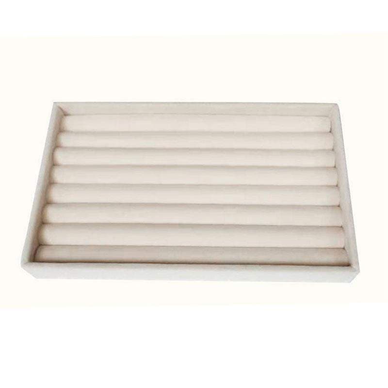 Smykkeoppbevaring for ringer - Beige