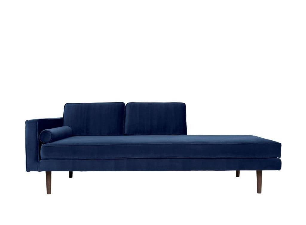 Broste Copenhagen Wind Chaiselong sofa blå