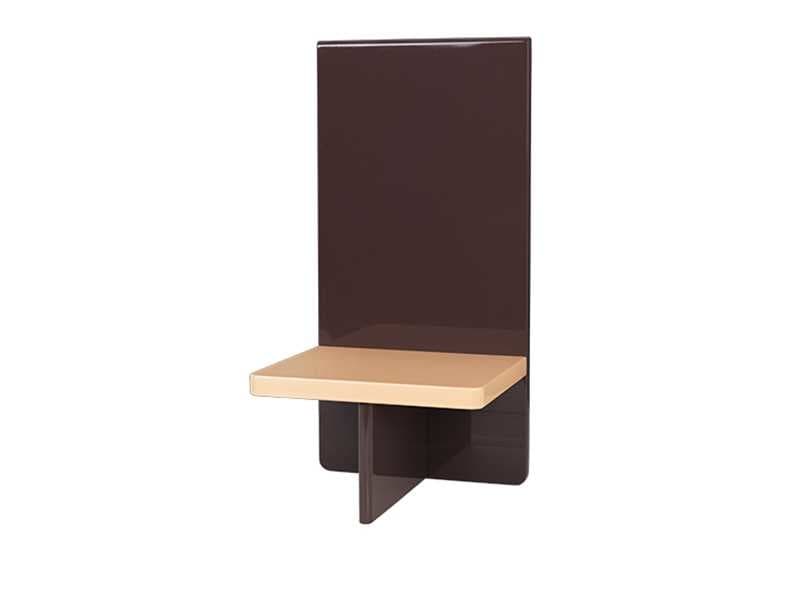 Broste Copenhagen Tenna vegghylle aubergine - W26XL20XH52CM