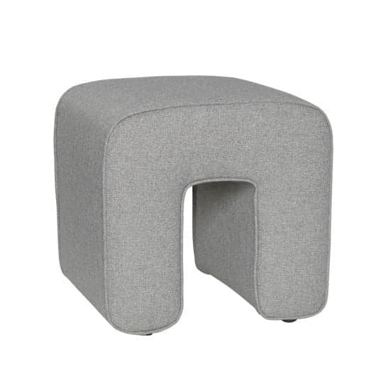Hubsch Skulptur puff grå - 101501