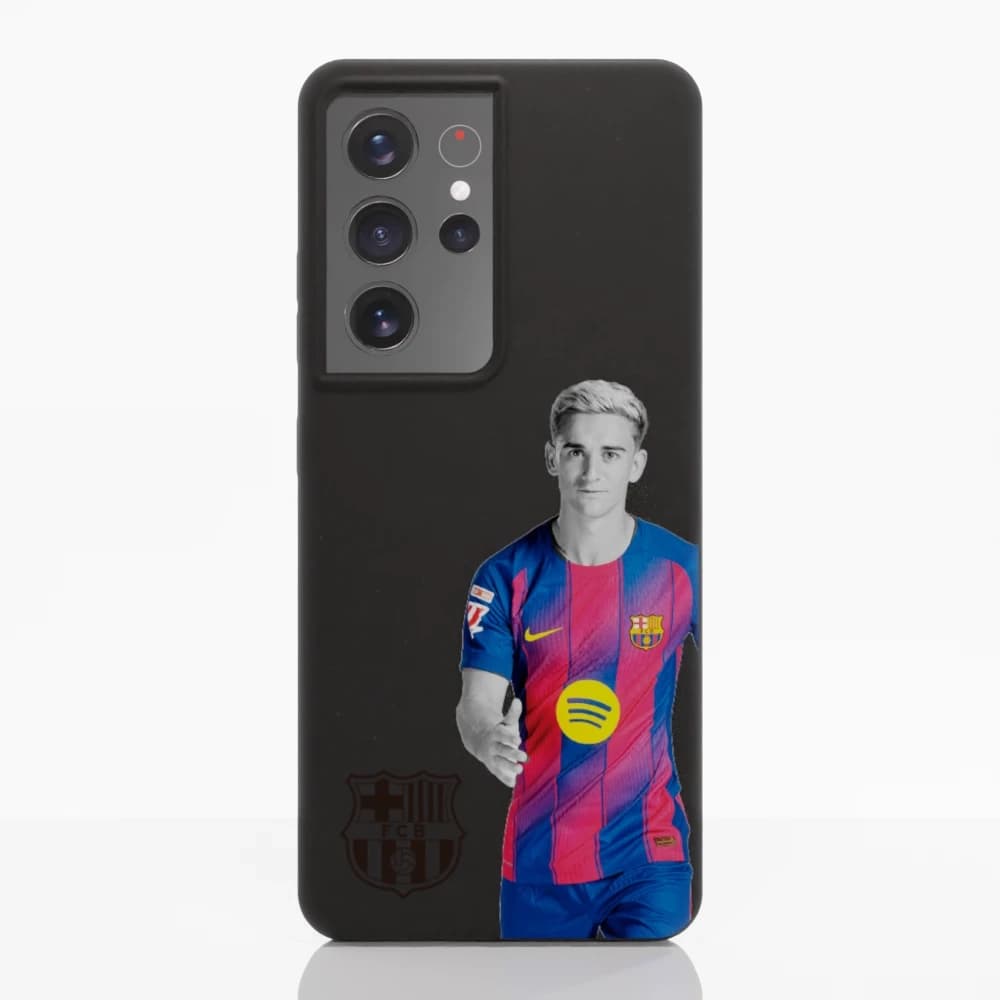 Offisielt komposterbart telefondeksel fra FC Barcelona med design av Gavi