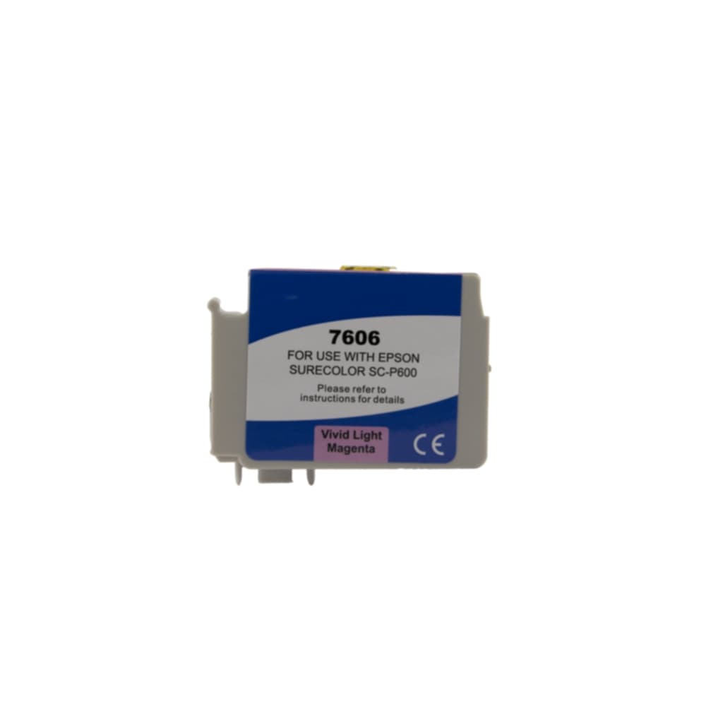 WL Blekkpatron, erstatter Epson T7606, lys magenta, 32 ml 0T7606 Tilsvarer: T7606