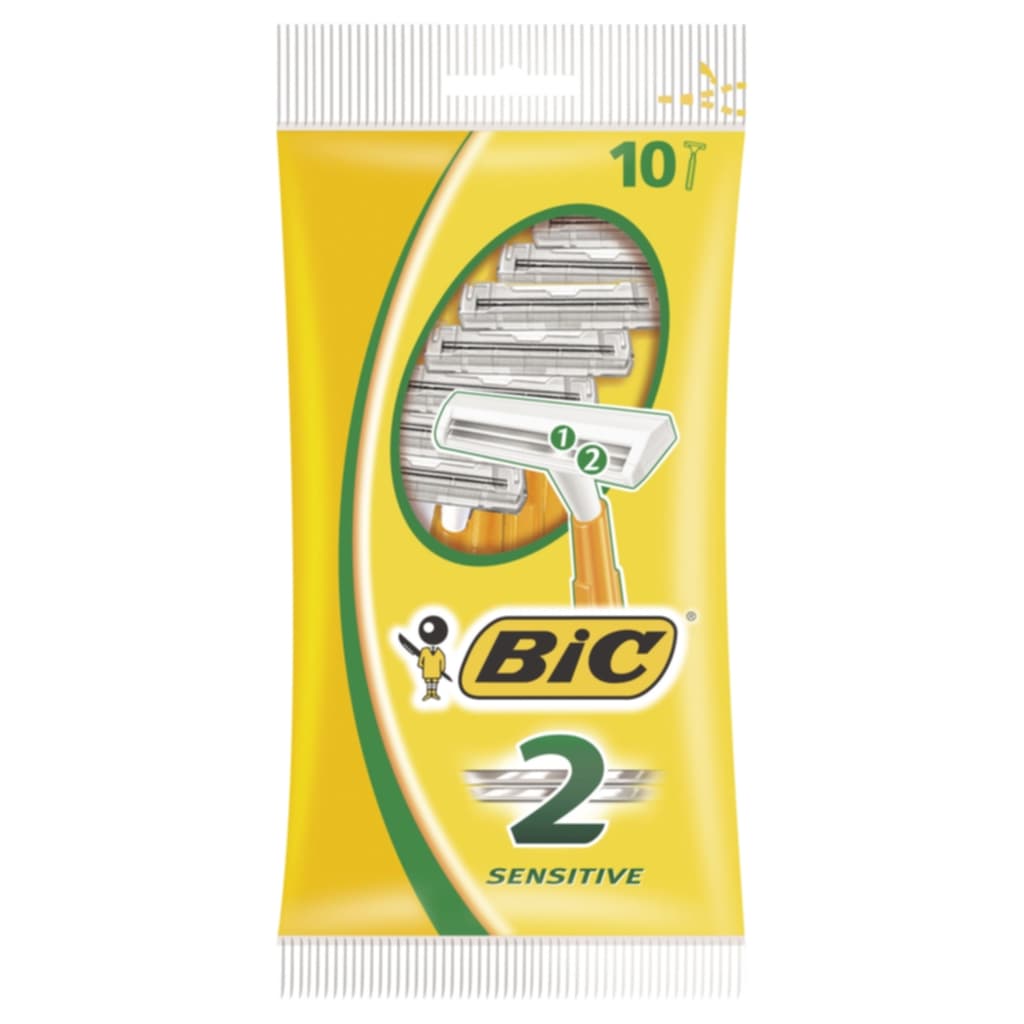 Bic BIC Barberhøvel Sensitive 2-blad 10/fp 3086126674735 Tilsvarer: N/A