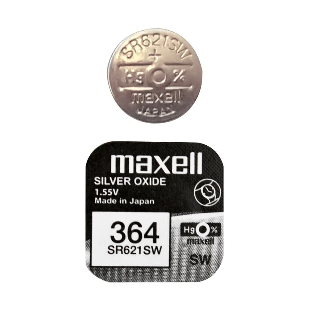 MAXELL Maxell Knappebatteri SR621SW / 364 10145300 Tilsvarer: N/A