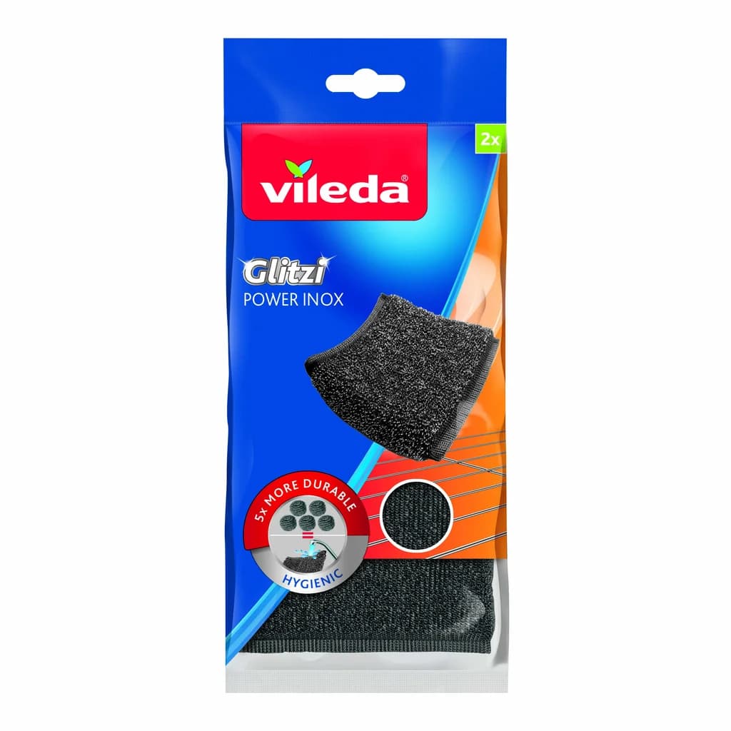 Vileda Vileda Power Inox 2 stk 4023103172036 Tilsvarer: N/A