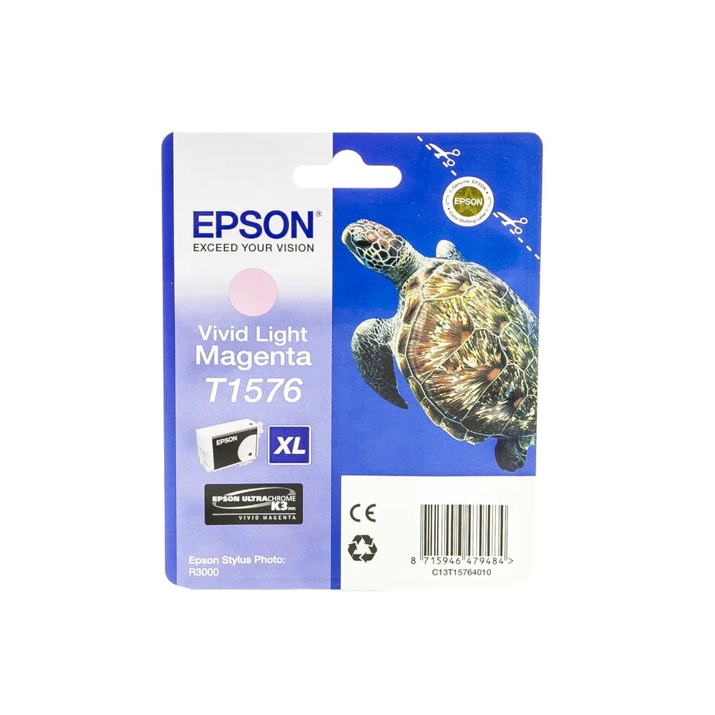 Epson Epson T1576 Blekkpatron lys magenta T1576 Tilsvarer: N/A