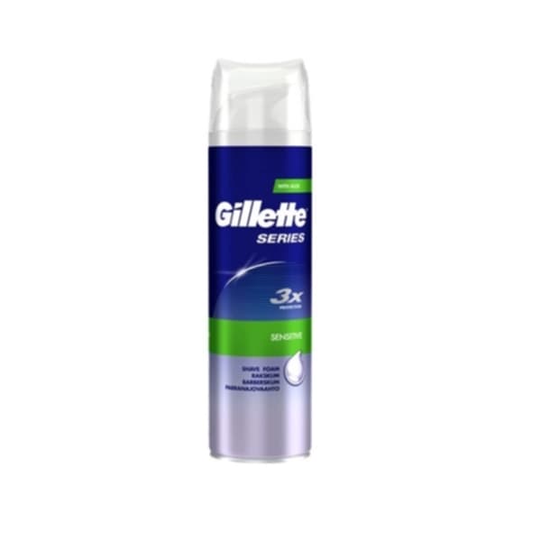 Gillette Gillette Sensitiv Series Foam 250ml 7702018980864 Tilsvarer: N/A