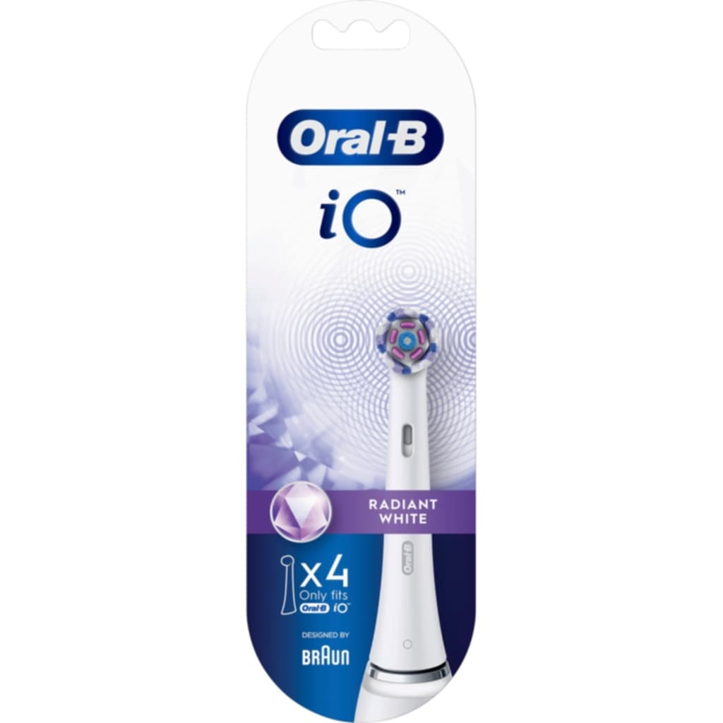 Oral-B Oral-B Refiller iO Radiant 4-pk, hvid 4210201420330 Tilsvarer: N/A