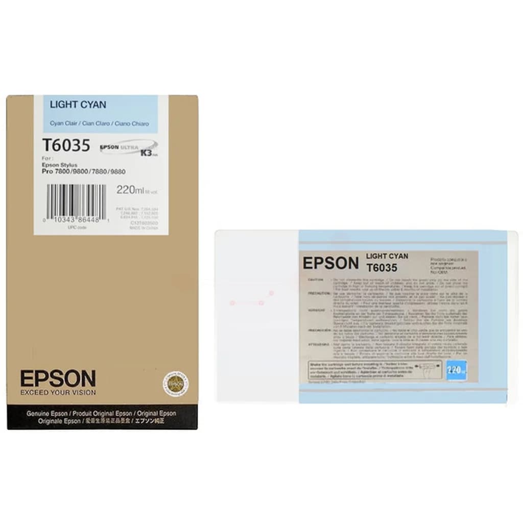 Epson Epson T6035 Blekkpatron lys cyan T6035 Tilsvarer: N/A