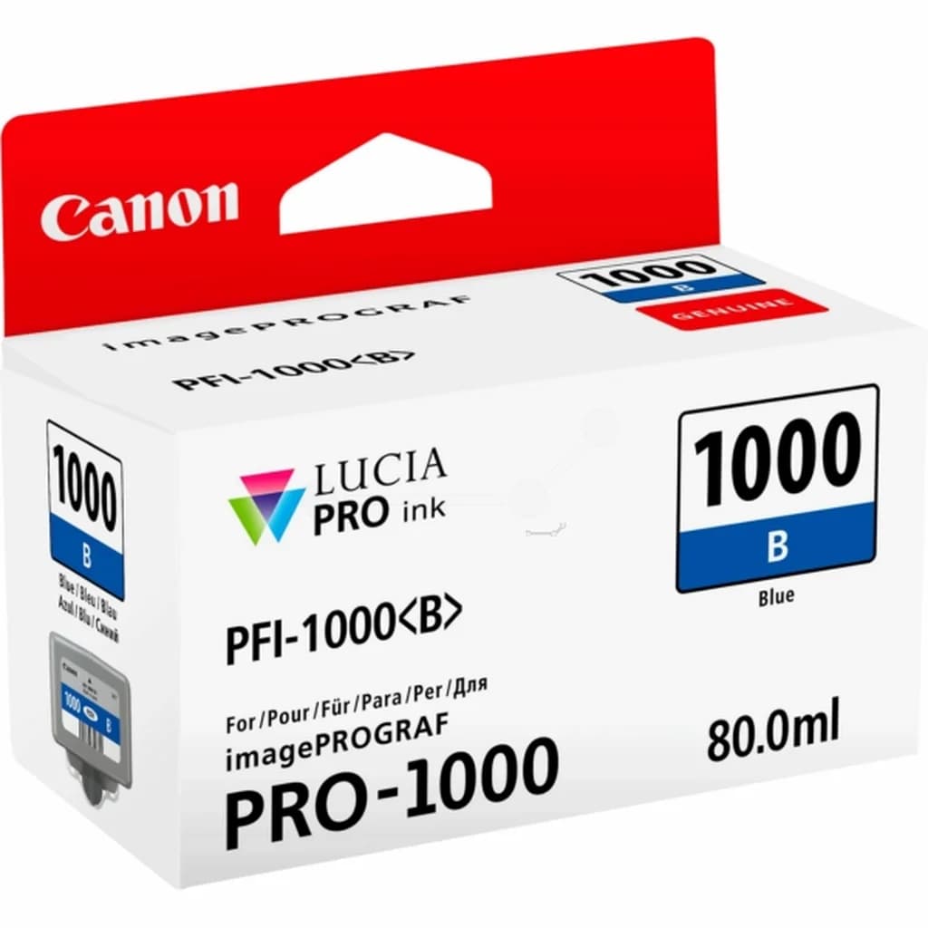 Canon Canon PFI-1000 B Blekkpatron blå PFI-1000B Tilsvarer: N/A