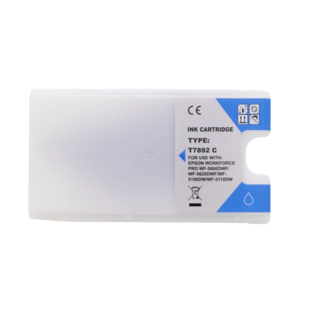 WL Blekkpatron cyan, erstatter Epson T7892 0T07892 Tilsvarer: T7892
