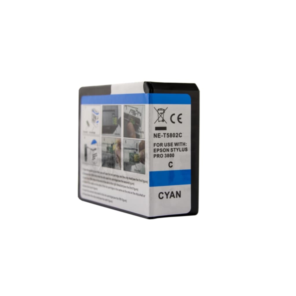 WL Blekkpatron, erstatter Epson T5802, cyan, 84 ml 0T5802 Tilsvarer: T5802