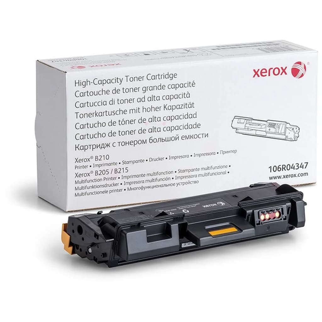 Xerox Tonerkassett svart, 3.000 sider 106R04347 Tilsvarer: N/A