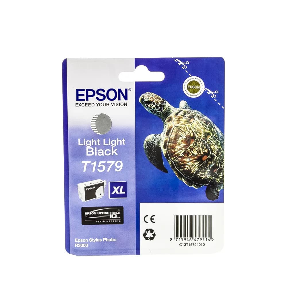 Epson Epson T1579 Blekkpatron lys lys svart T1579 Tilsvarer: N/A