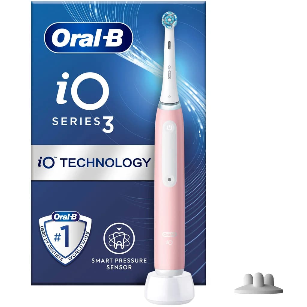 Oral-B Oral-B iO3 Series3 Eltannbørste Blush Pink 8006540730843 Tilsvarer: N/A