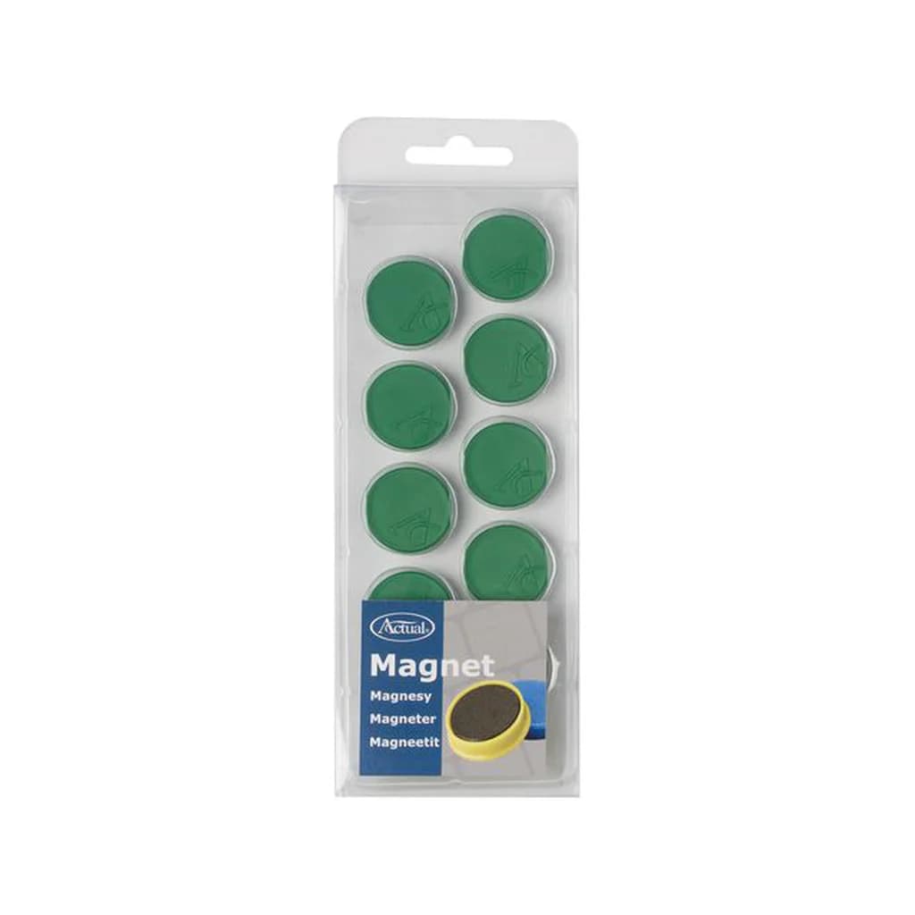 Other Actual Magnetknapper 25 mm grønn 10-pk 7393504323465 Tilsvarer: N/A