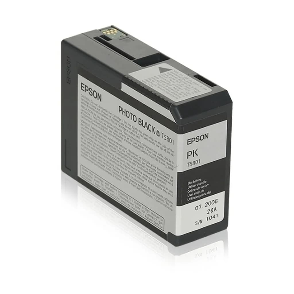 Epson Epson T5801 Blekkpatron svart foto T5801 Tilsvarer: N/A