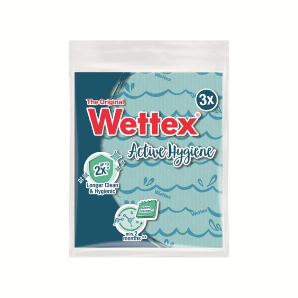 Vileda Wettex Active Hygiene Classic 3-pack 179196 Tilsvarer: N/A