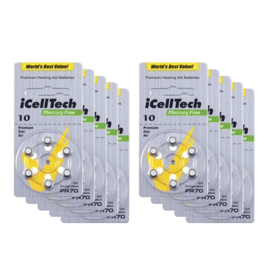 iCellTech iCellTech PR70/ZA10/DA10/V10 10-p 52731663-10 Tilsvarer: N/A