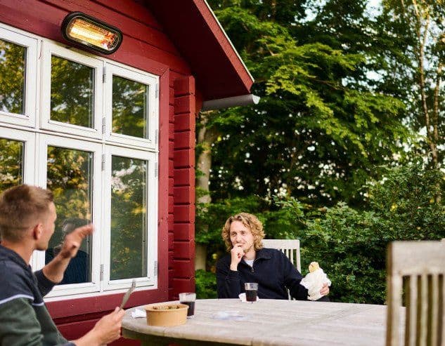 Wishco 2000 MINI terrassevarmer - Hvit