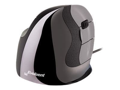 Evoluent VerticalMouse D Medium - Vertikal mus - ergonomisk - laser - 6 knapper - kablet - USB