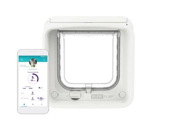 Sureflap Microchip Cat Flap Connect hvid