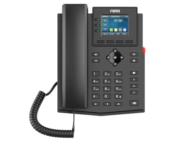 Fanvil HT301-U, Koblet med ledninger (ikke trådløs), Kontor/kundesenter, 20 - 20000 Hz, 73 g, Hodesett, Sort