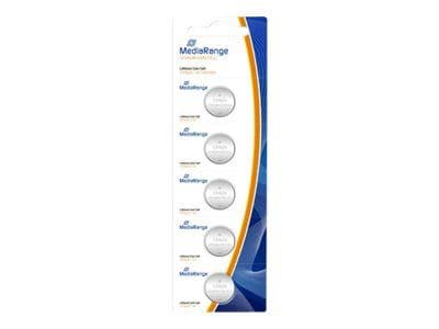 MediaRange - Batteri 5 x CR1620 - Li - 65 mAh