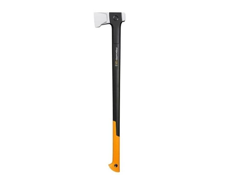 Fiskars X-series X36, Enkel øks, Klyve Øks, Plast, 1 stykker, Stål, Sort, Oransje, Stål