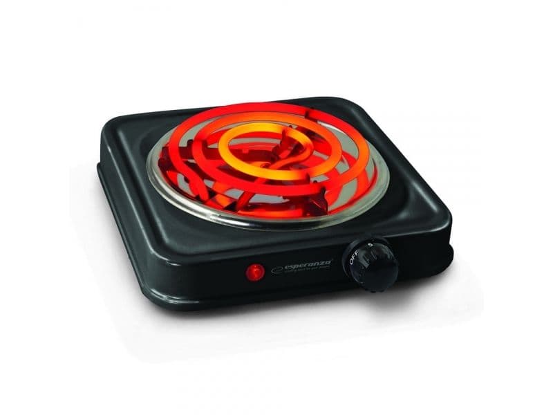 Esperanza EKH012K, Svart, Benkeplate, 21 cm, 1 zone(s), 1 zone(s), Rotasjon